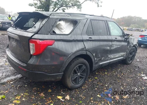 2020 Ford Explorer Xlt z USA, uszkodzony, nr VIN 1FMSK8DH5LGA66455